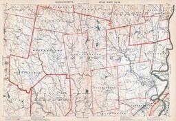 Plate 023 - Cummington, Hadley, West Hampton, Chester, Huntington, Massachusetts State Atlas 1900